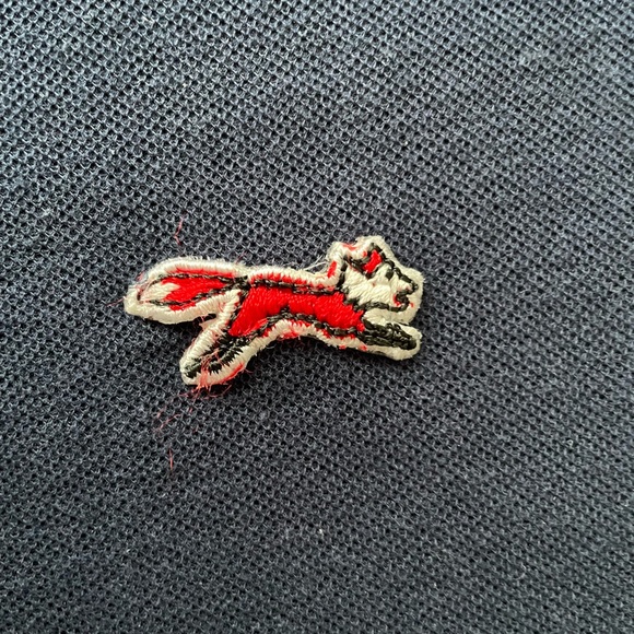 “The Fox” Brand Vintage Polo Shirt in Navy, Size M - Picture 3 of 7